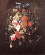 HEEM, Cornelis de Still-Life with Flowers wf